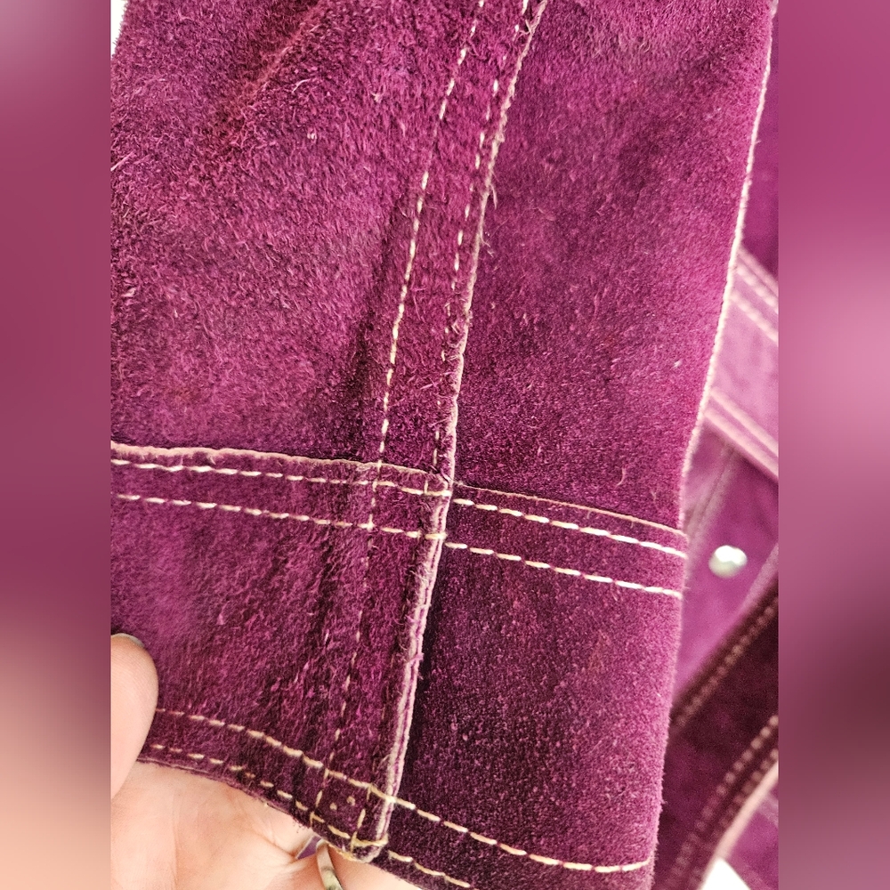 Reversible leather/suede jacket - Picture 14 of 16